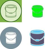 Paint Bucket Icon Design vector