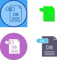 DB Icon Design vector