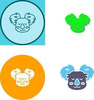 diseño de icono de koala vector