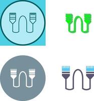 Internet Cable Icon Design vector