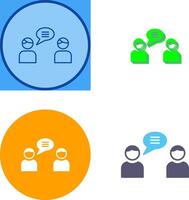 Chatting Icon Design vector