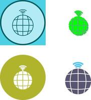 Global Signals Icon Design vector