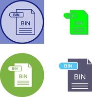 BIN Icon Design vector
