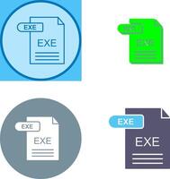 EXE Icon Design vector