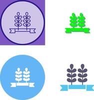 Wheat Icon Design vector