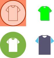 Plain T Shirt Icon Design vector