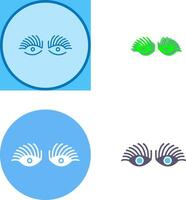 Longlashes Icon Design vector