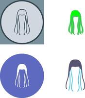 Hair Icon Design vector