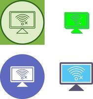 Disconnected Network Icon Design vector