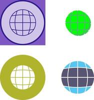 Globe Icon Design vector