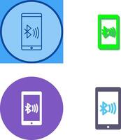 Connected Device Icon Design vector