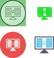 File Sharing Icon Design vector