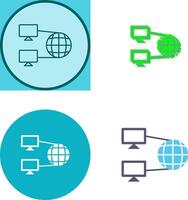 Internet Connectivity Icon Design vector