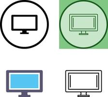 Monitor Icon Design vector