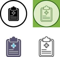 Prescription Icon Design vector
