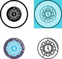 diseño de icono de gestión del tiempo vector