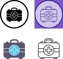 First Aid Kit Icon Design vector