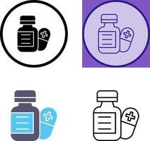 Pill Icon Design vector