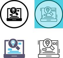 Find Location Icon Design vector