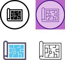 Blueprint Icon Design vector