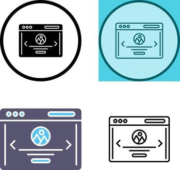 Web Page Icon Design vector