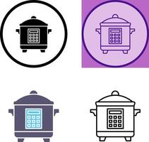 Cooker Icon Design vector