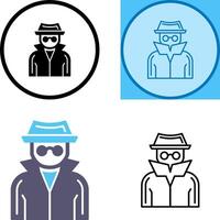 Spy Icon Design vector
