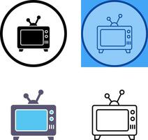 Television Icon Design vector