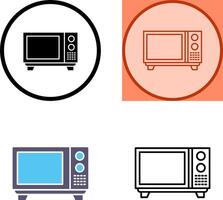 Microwave Icon Design vector