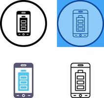 Mobile Battery Icon vector