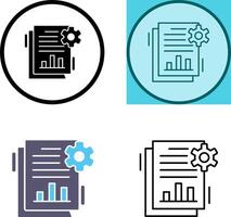 SEO Report Icon Design vector