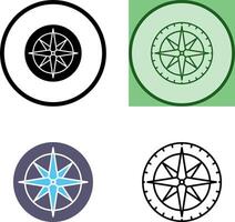 Compass Icon Design vector