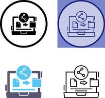 File Share Icon Design vector