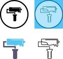 Roller Icon Design vector