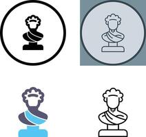 Statue Icon Design vector