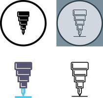 Fine Tip Pen Icon Design vector