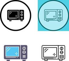 Microwave Icon Design vector