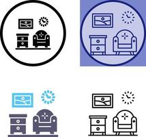 Living Room Icon Design vector