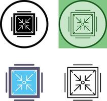 Minimize Icon Design vector