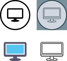 Monitor Icon Design vector