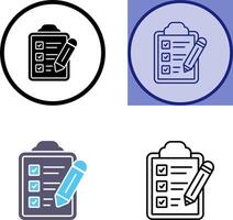 Checklist Icon Design vector