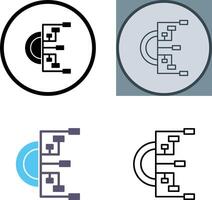 Flowchart Icon Design vector