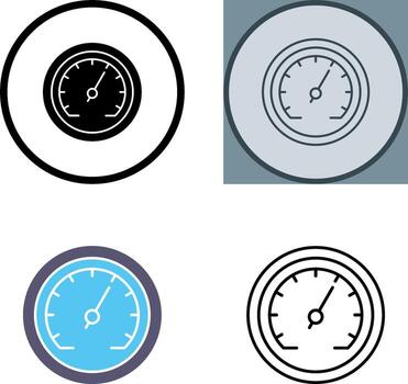 Speedometer Icon Design vector