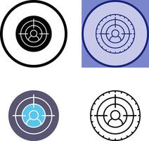 Goal Icon Design vector