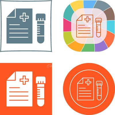 Blood Test Icon Design