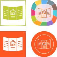 Brochure Icon Design vector