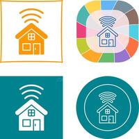 Smart House Icon Design vector