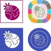 Pandemic Icon Design vector