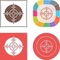 Target Icon Design vector