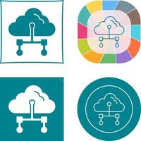 Internet Cloud Icon Design vector